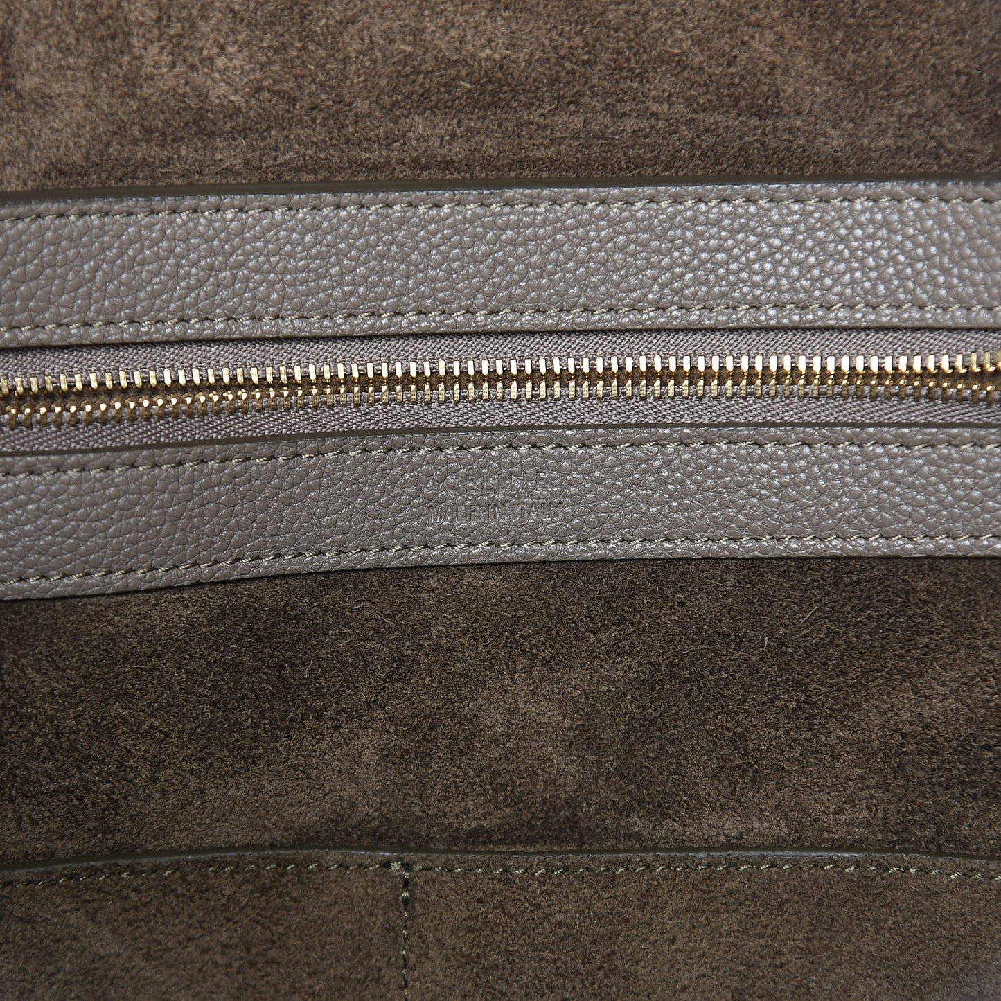 Soft Grained Calfskin Small Belt Cabas Phantom Taupe