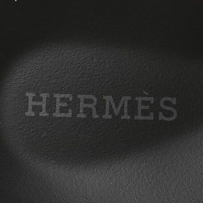 Hermes Suede Goatskin Womens Chypre Sandals 37 Rouge Ecarlate 7 of 9