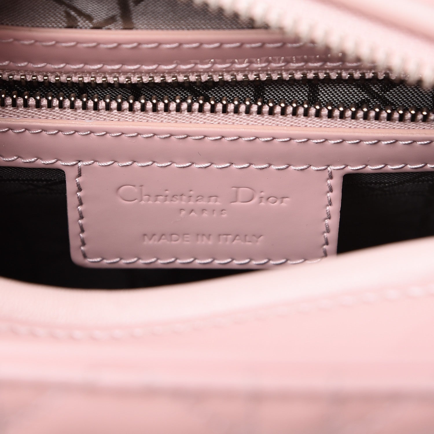 Christian Dior Patent Cannage Medium Lady Dior Rose Clair 7 of 8
