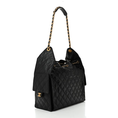 Chanel Caviar Quilted Medium Chanel 25 Handbag Black 4 of 12