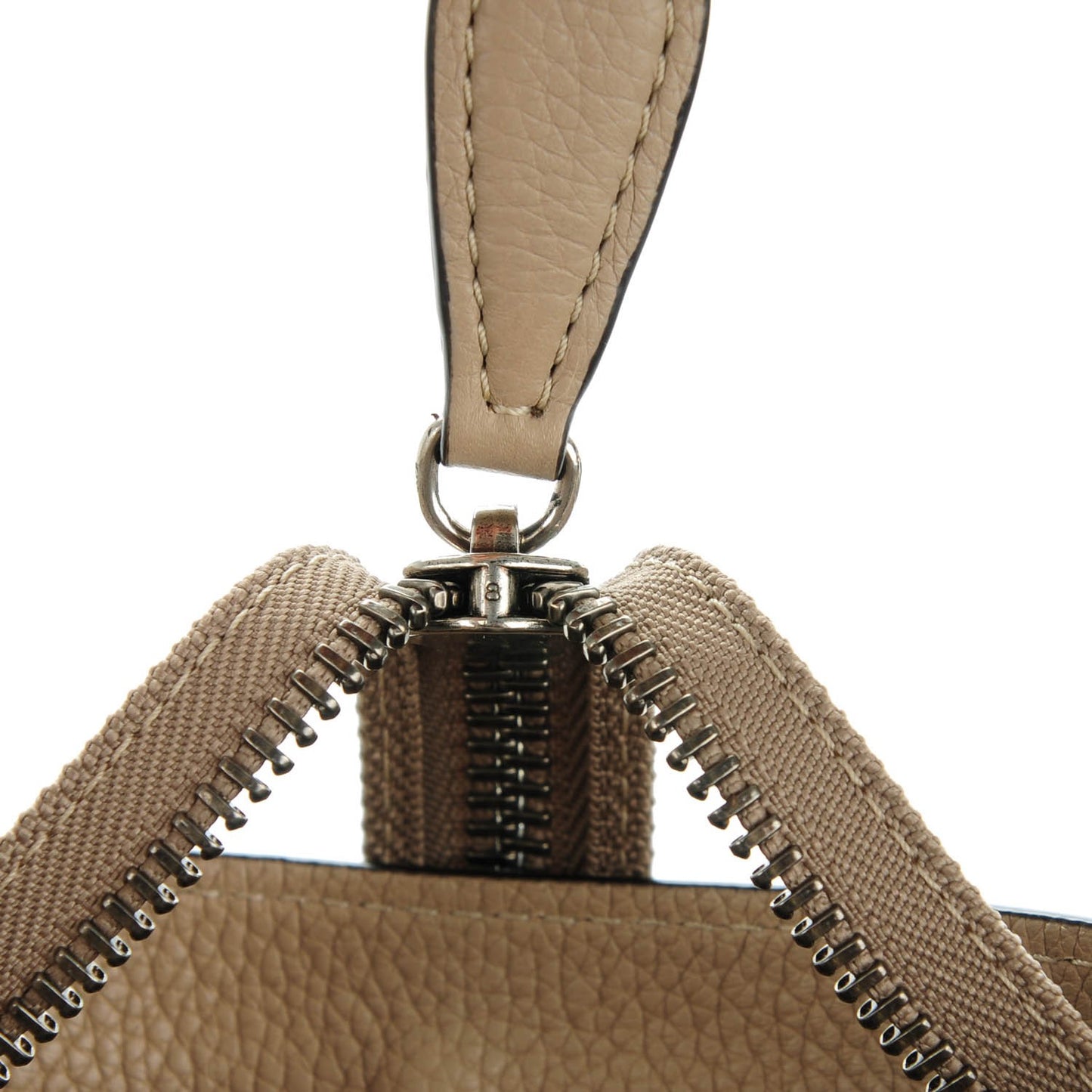 Drummed Calfskin Mini Luggage Dune