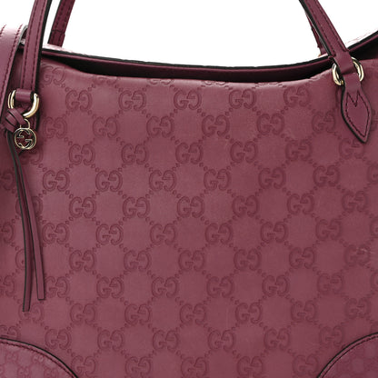 Gucci Guccissima Medium Bree Foldover Tote Peonia Flower 8 of 13