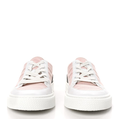 Hermes Canvas Calfskin Deep Sneakers 39 Framboise White 2 of 9