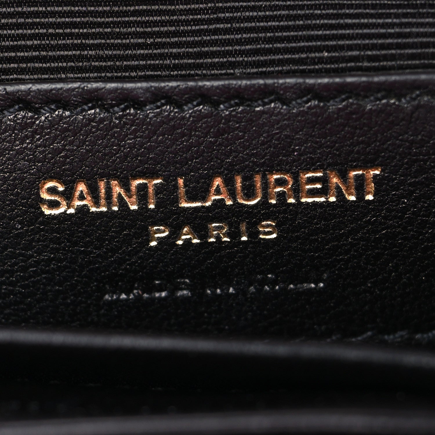 Saint Laurent Calfskin Matelasse Chevron Classic Monogram Baby Chain Bag Fuchsia 6 of 11