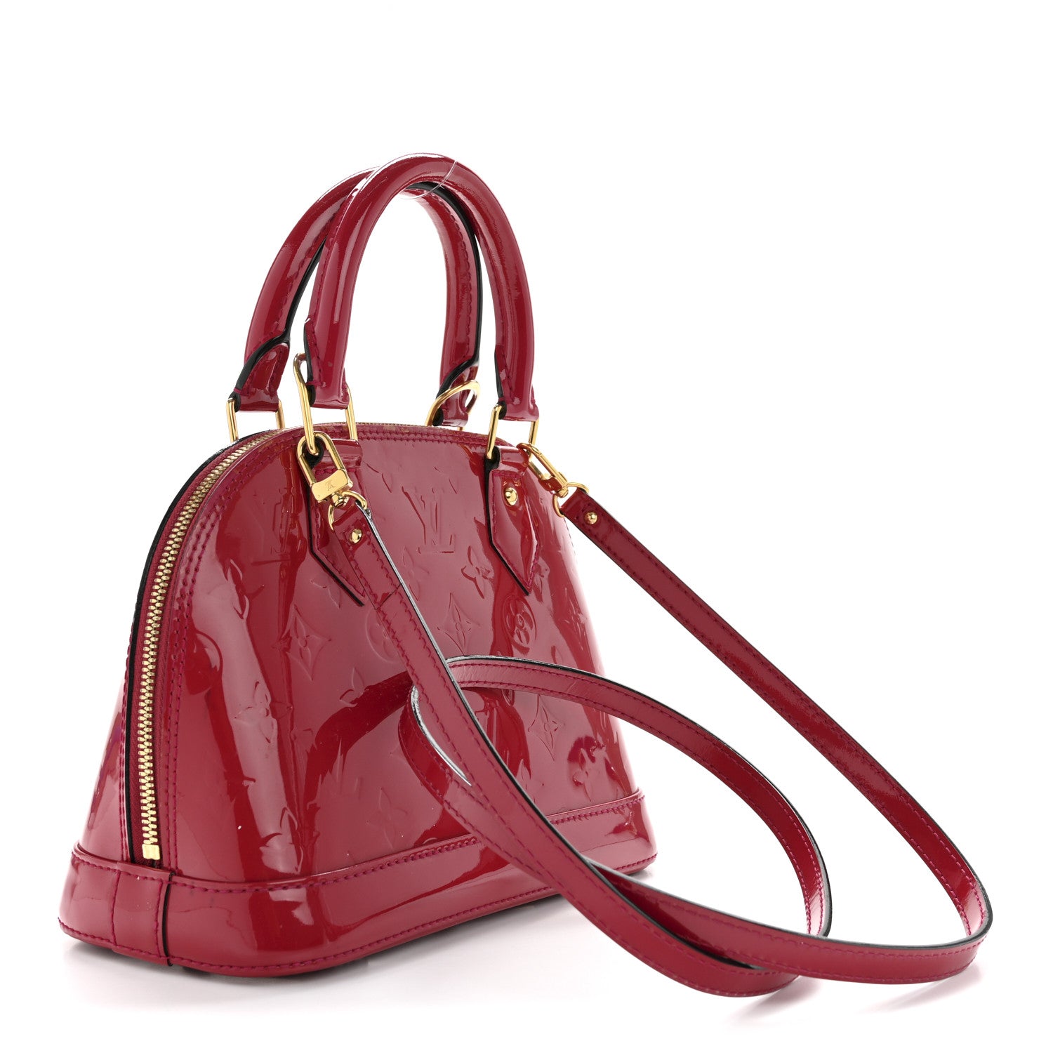 Louis Vuitton Vernis Alma BB Rose Indien 3 of 16