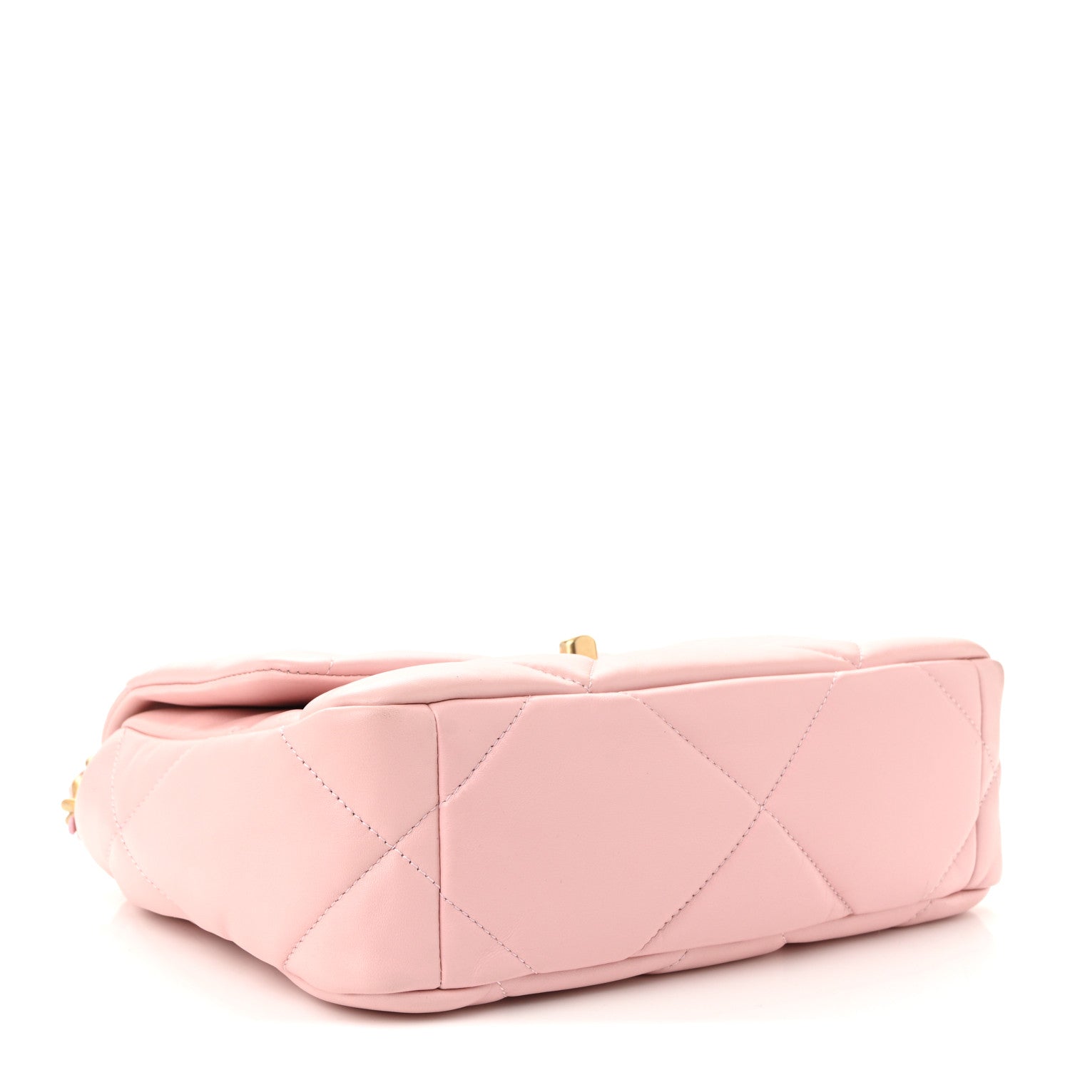 Chanel Lambskin Quilted Medium Chanel 19 Flap Light Pink 4 of 10
