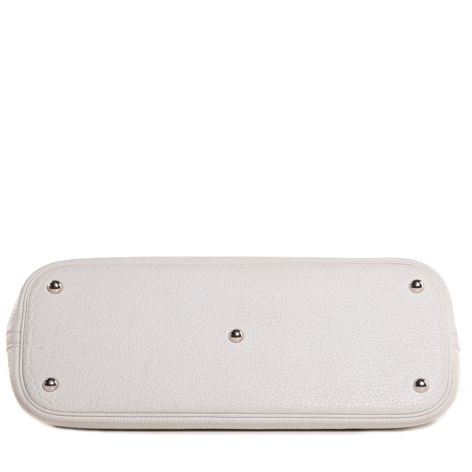 Hermes Taurillon Clemence Bolide 35 White 5 of 14