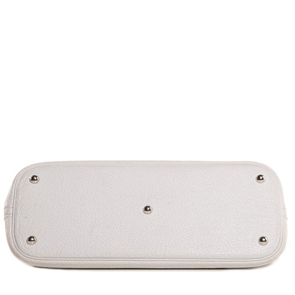 Hermes Taurillon Clemence Bolide 35 White 5 of 14