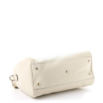 Gucci Calfskin Bamboo Medium Shopper Boston Mystic White 4 of 10