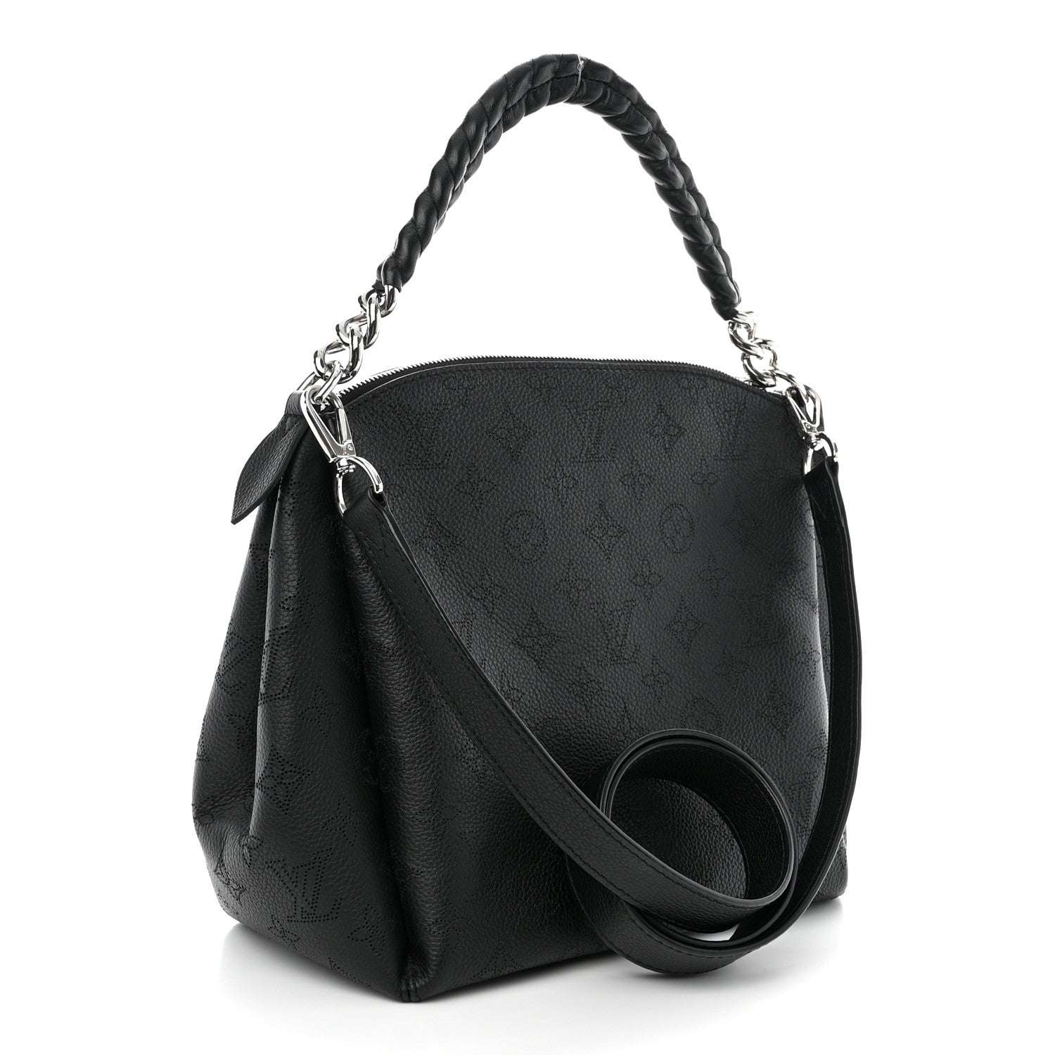 Louis Vuitton Mahina Babylone Chain BB Black 3 of 10