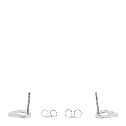Tiffany Sterling Silver 11mm Elsa Peretti Open Heart Earrings 3 of 4