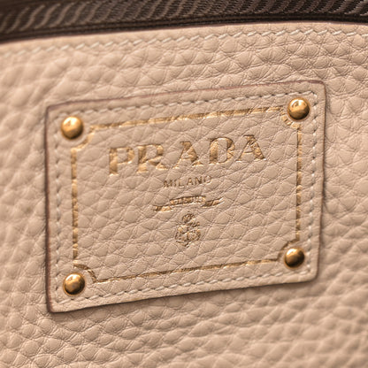 Prada Vitello Daino Tote Sabbia 6 of 14
