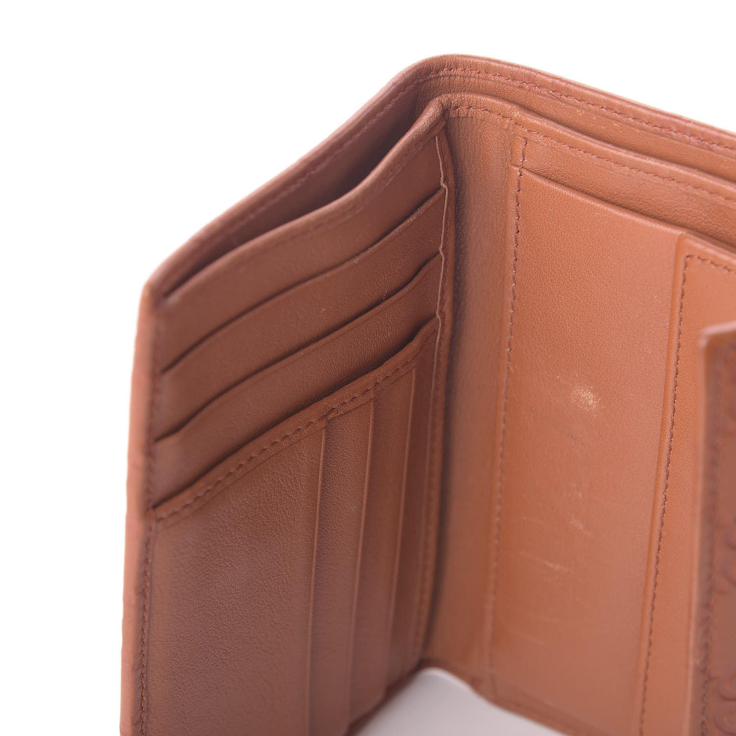 Gucci Guccissima Continental Flap Wallet Orange 9 of 11
