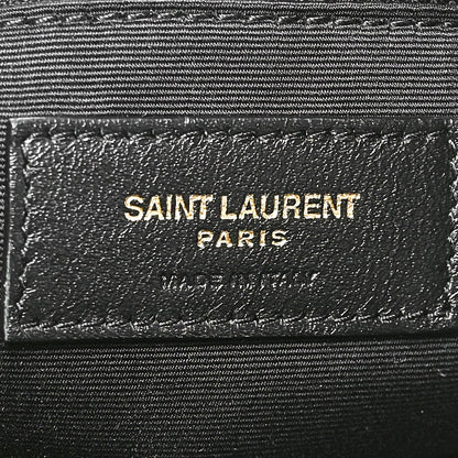 Saint Laurent Lambskin Matelasse Monogram Joe Backpack Black 6 of 10