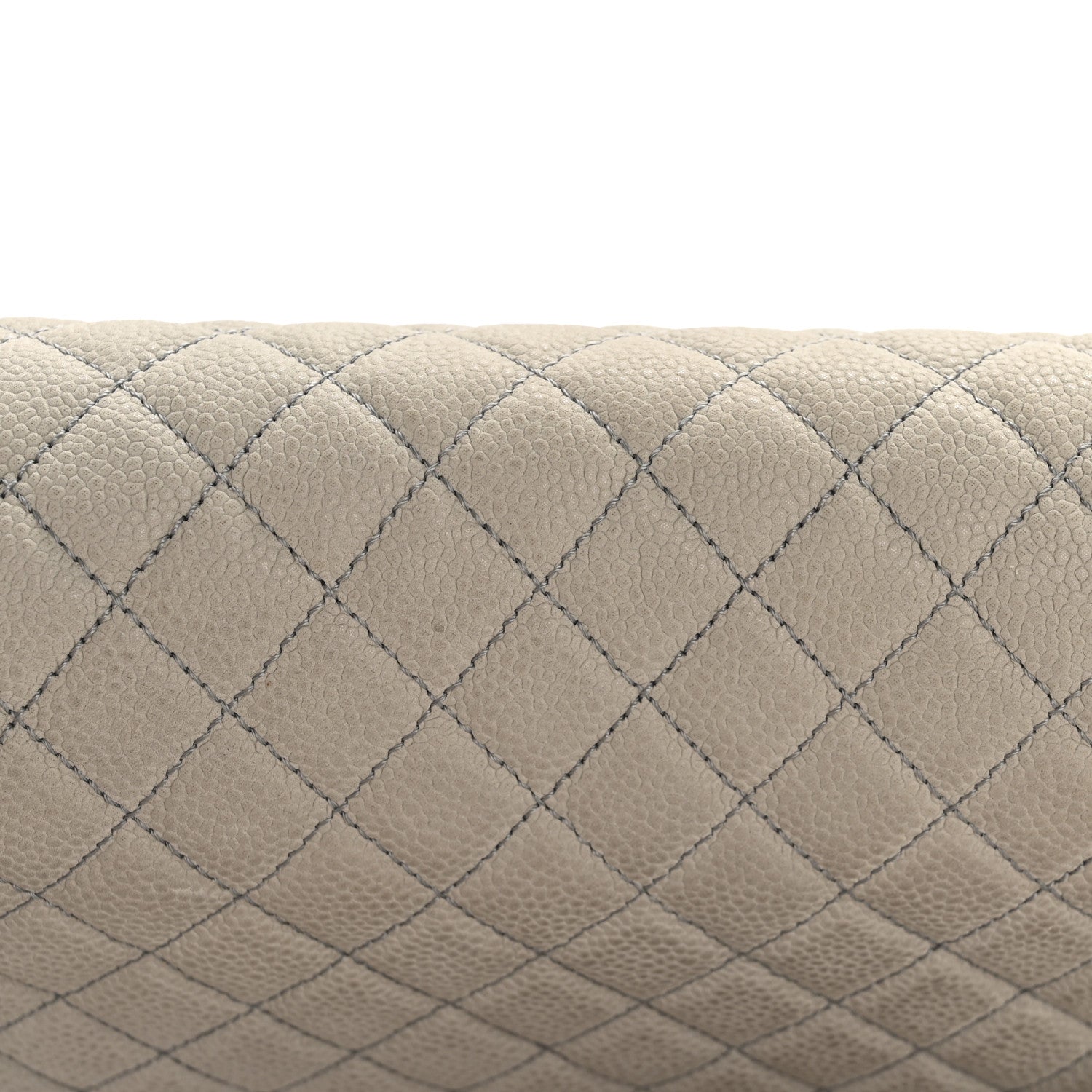 Chanel Iridescent Caviar Quilted Medium Boy Flap Light Grey 13 of 14