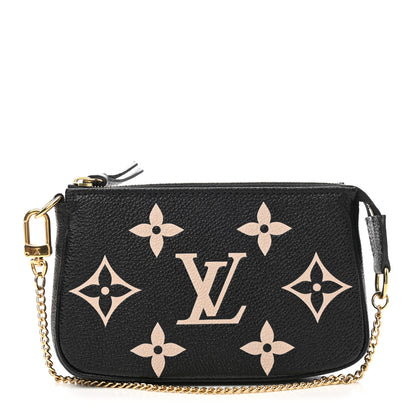 Louis Vuitton Empreinte Monogram Giant Mini Pochette Accessories Black 1 of 6