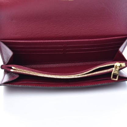 Louis Vuitton Empreinte Sarah Wallet Raisin 5 of 8