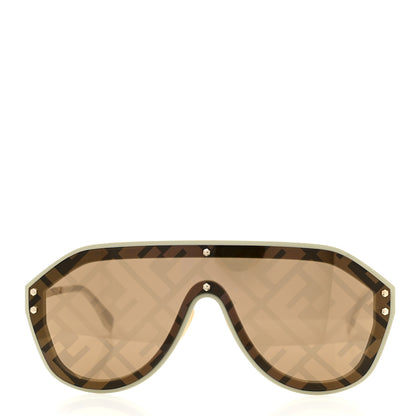 Fendi FF Fabulous Shield Sunglasses FF M0039/G/S White 4 of 7