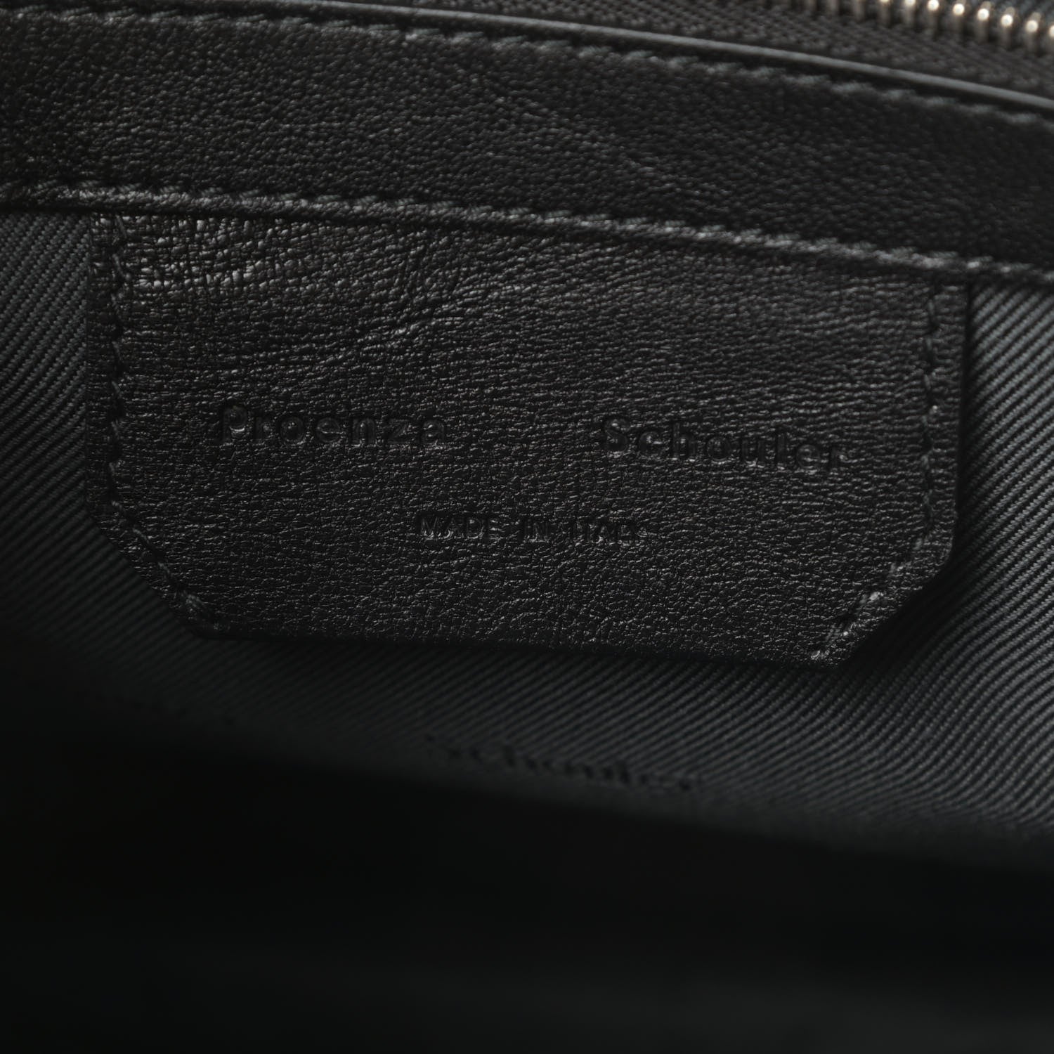 Proenza Schouler Lambskin PS1 Medium Satchel Black 6 of 9