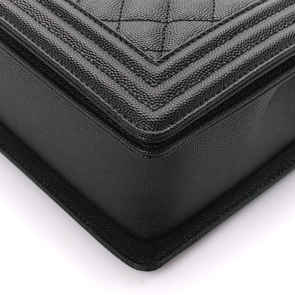 Chanel Caviar Quilted New Medium Boy Flap Black 10 of 11