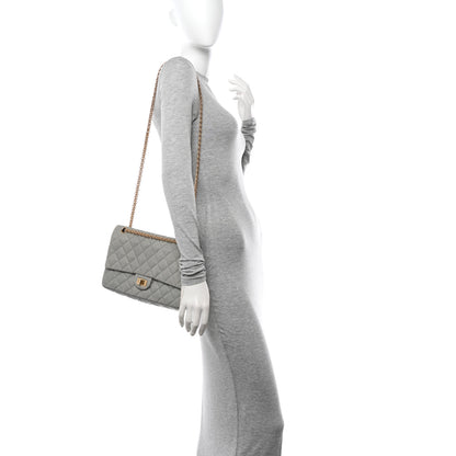 Chanel Caviar Quilted 2.55 Reissue 226 Flap Light Grey 2 of 14