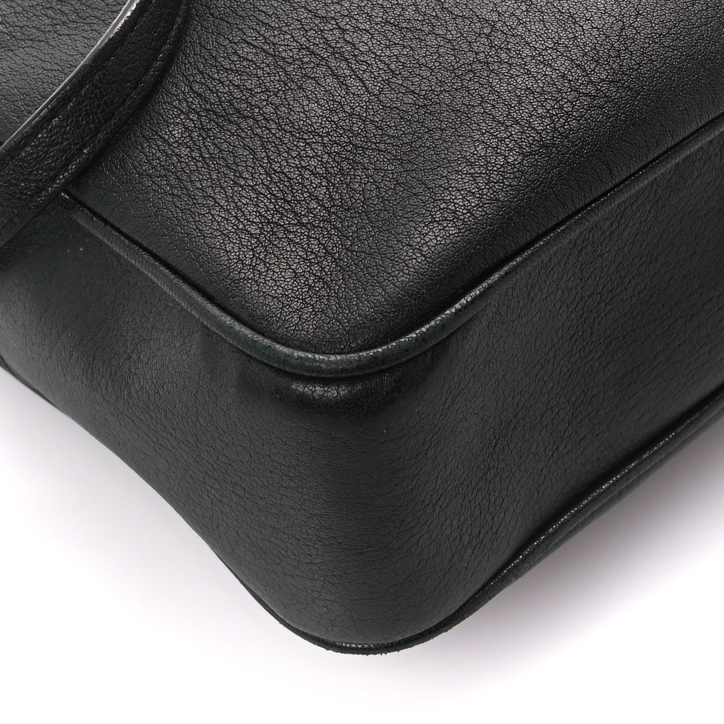 Lambskin Monogram Lou Camera Bag Black