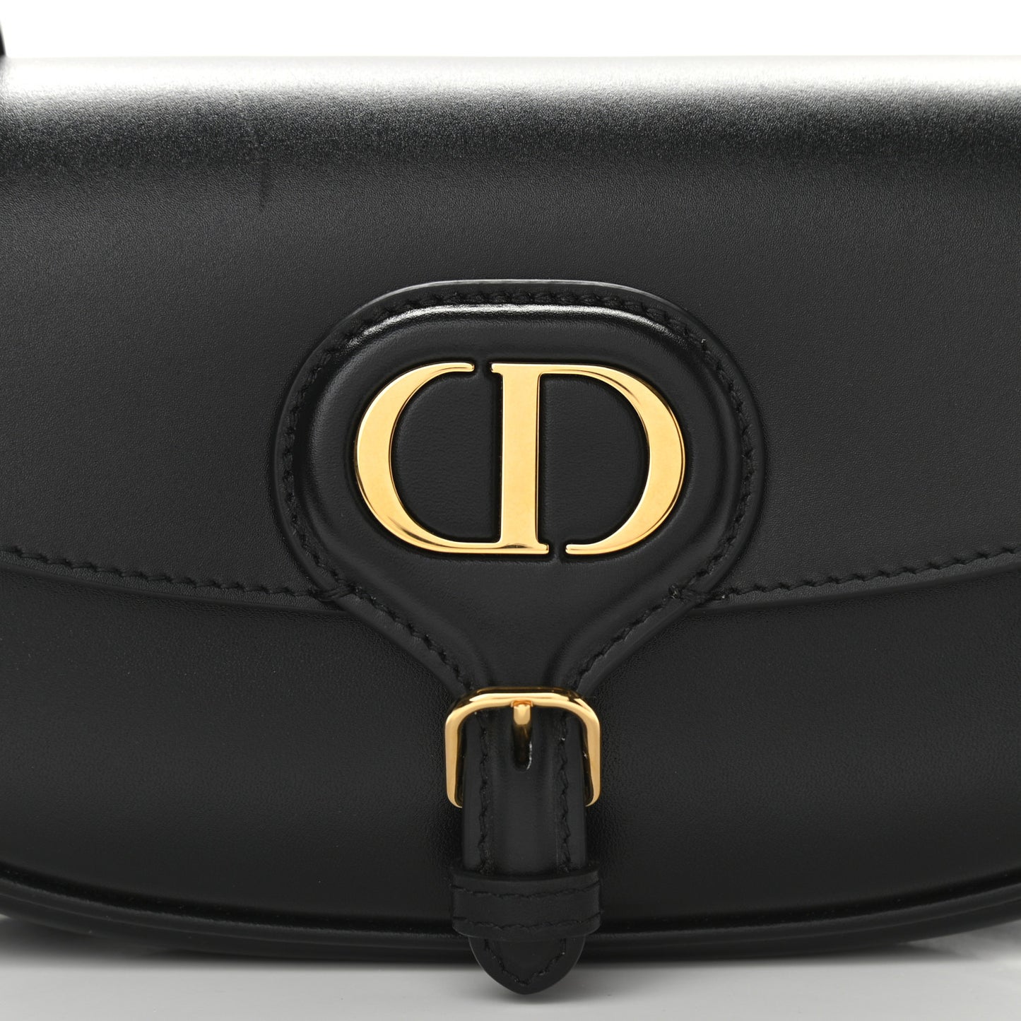 Box Calfskin East West Bobby Bag Black