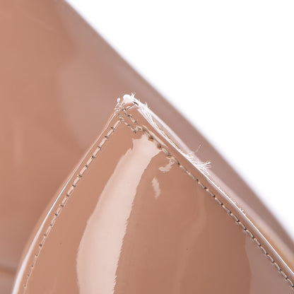 Christian Louboutin Patent Lady Peep 150 Pumps 37 Nude 5 of 11
