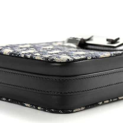 Christian Dior Oblique Calfskin Vertical Pouch Black 8 of 12