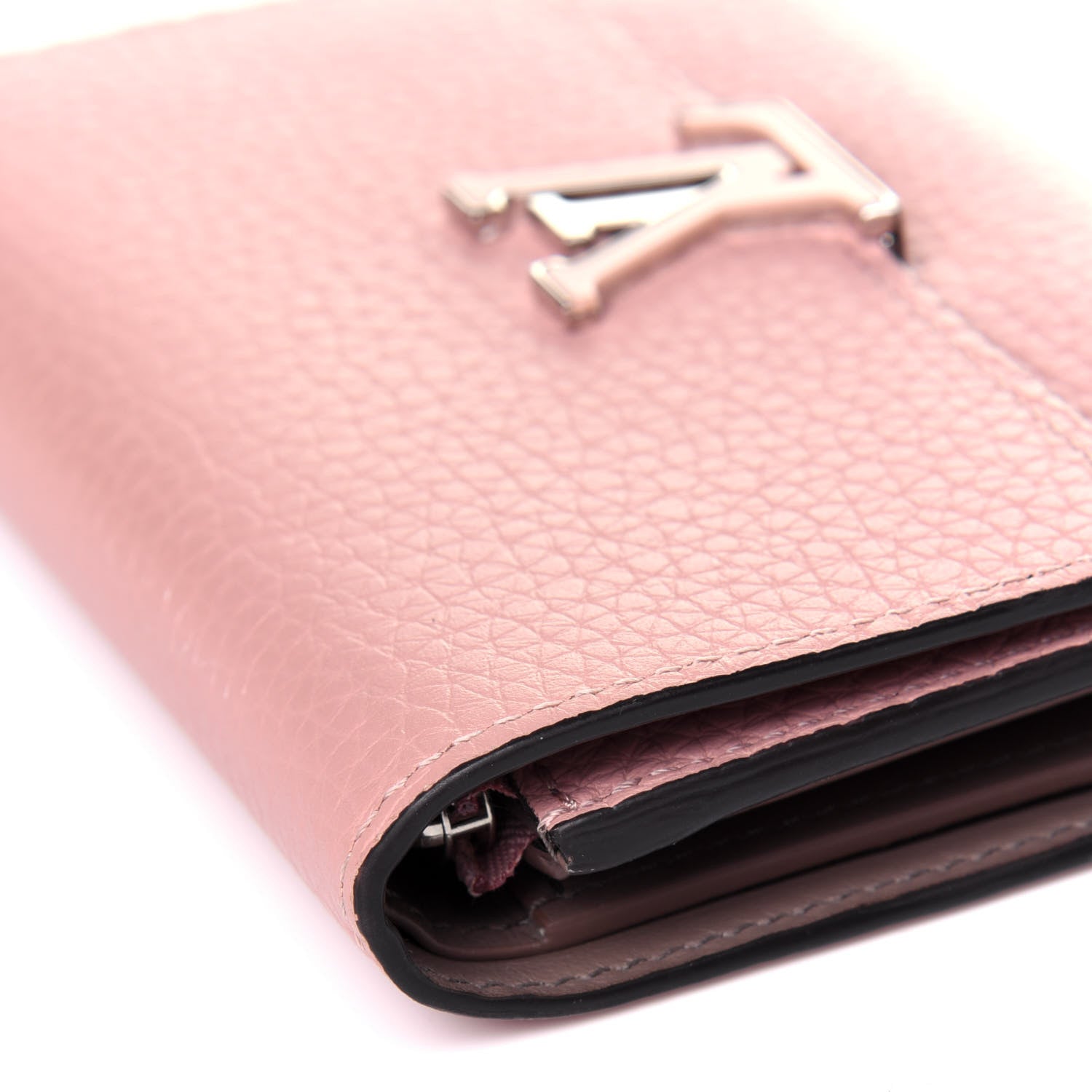 Louis Vuitton Taurillon Capucines Compact Wallet Magnolia 13 of 14