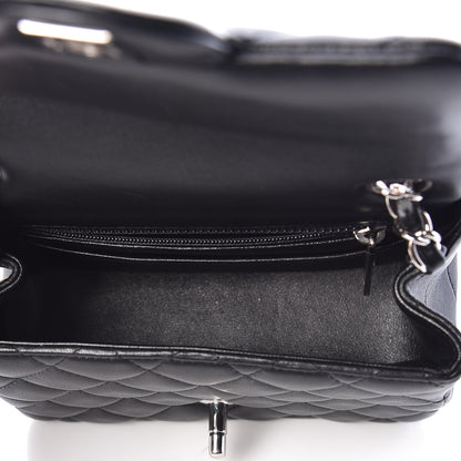 Chanel Lambskin Quilted Mini Square Flap Black 5 of 11