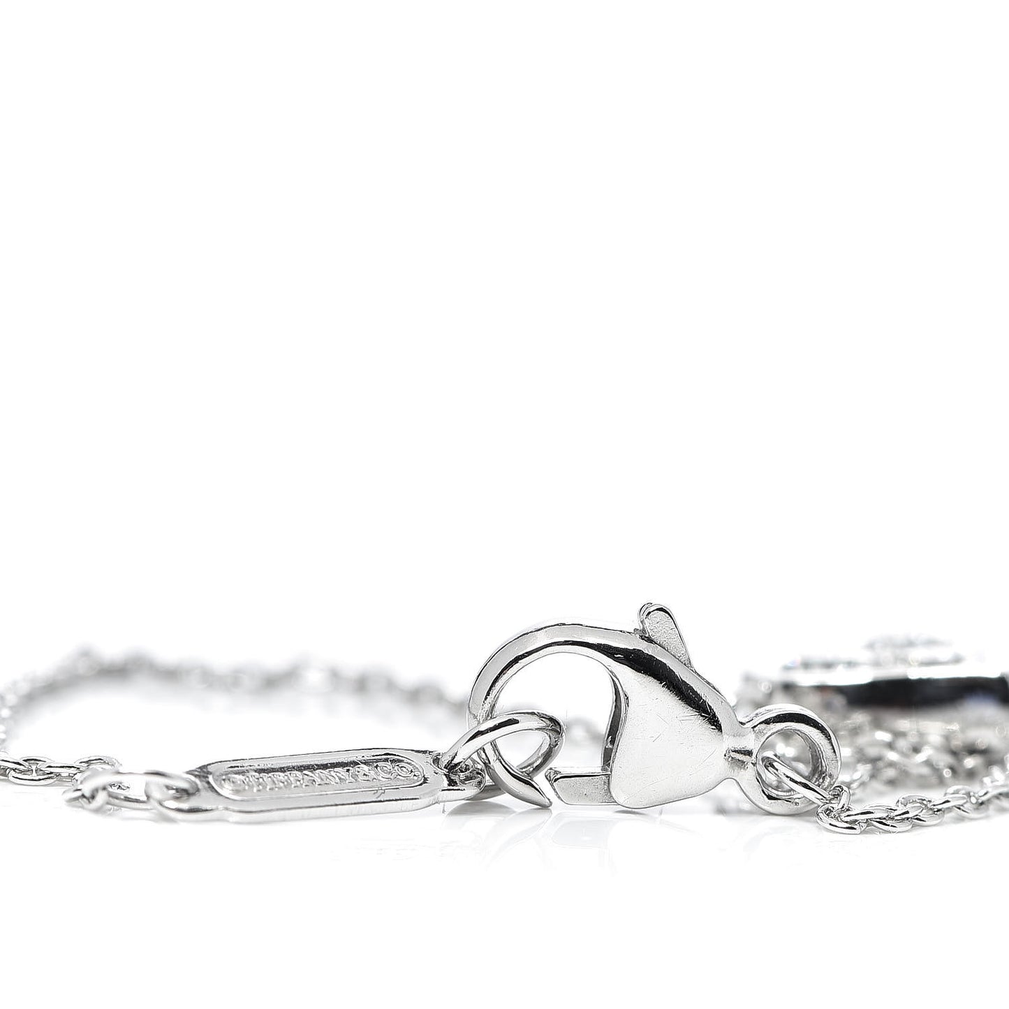 Platinum Diamond Hearts Bracelet