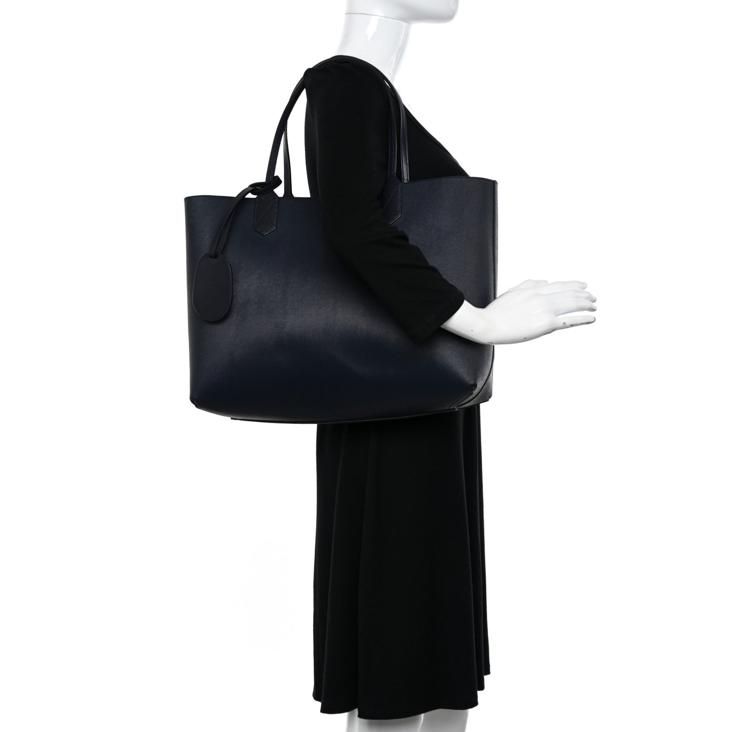 GG Supreme Monogram Blooms Medium Reversible Tote Beige Blue Navy