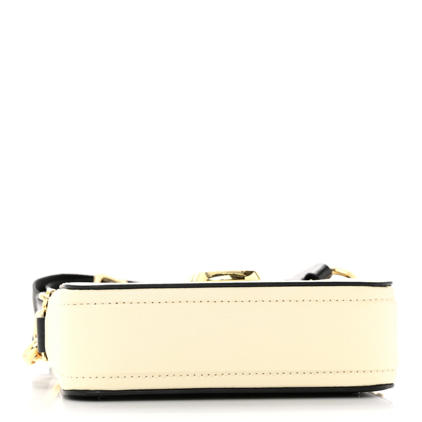 Saffiano Small Snapshot Camera Bag Cloud White Multicolor