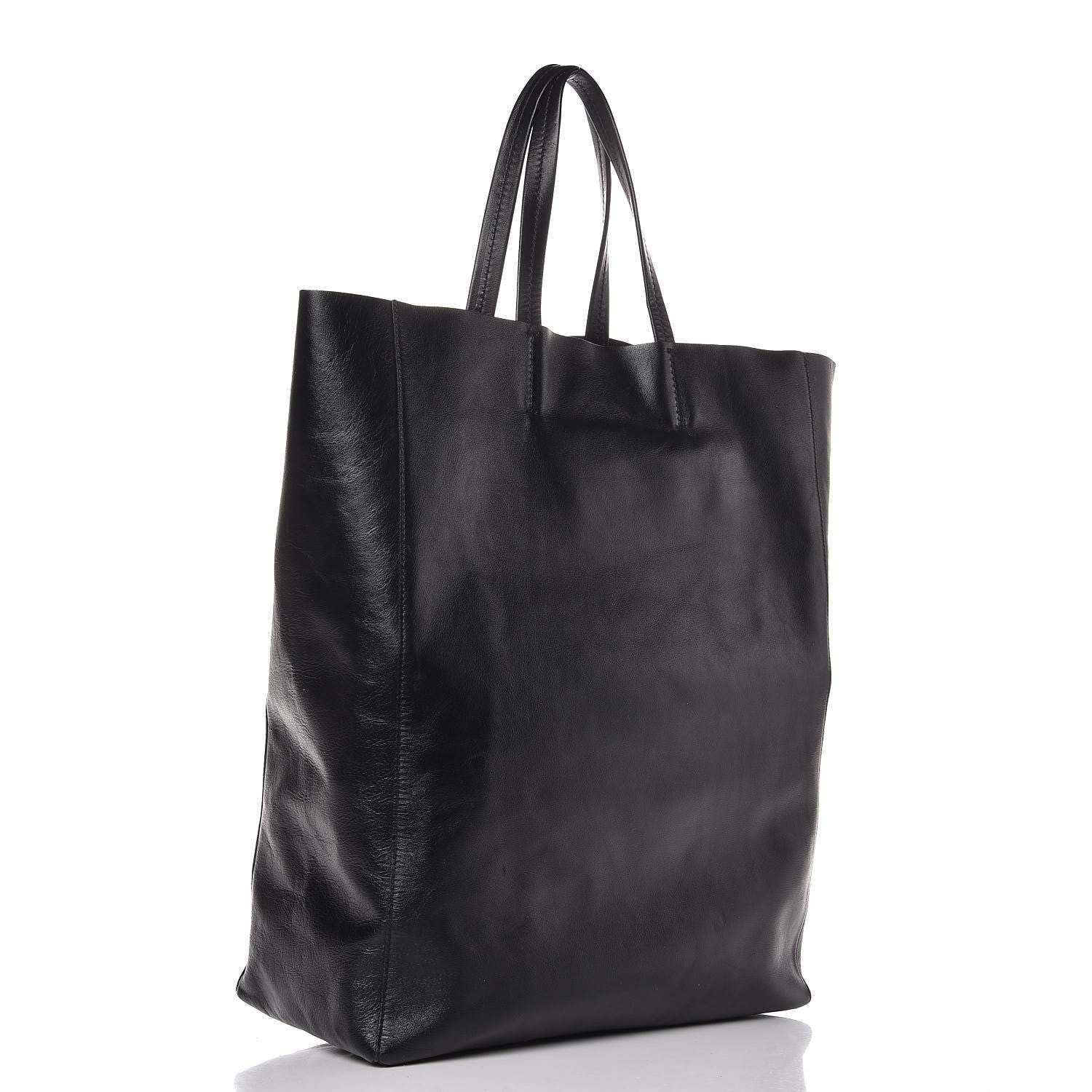 Celine Smooth Lambskin Vertical Cabas Black 3 of 9
