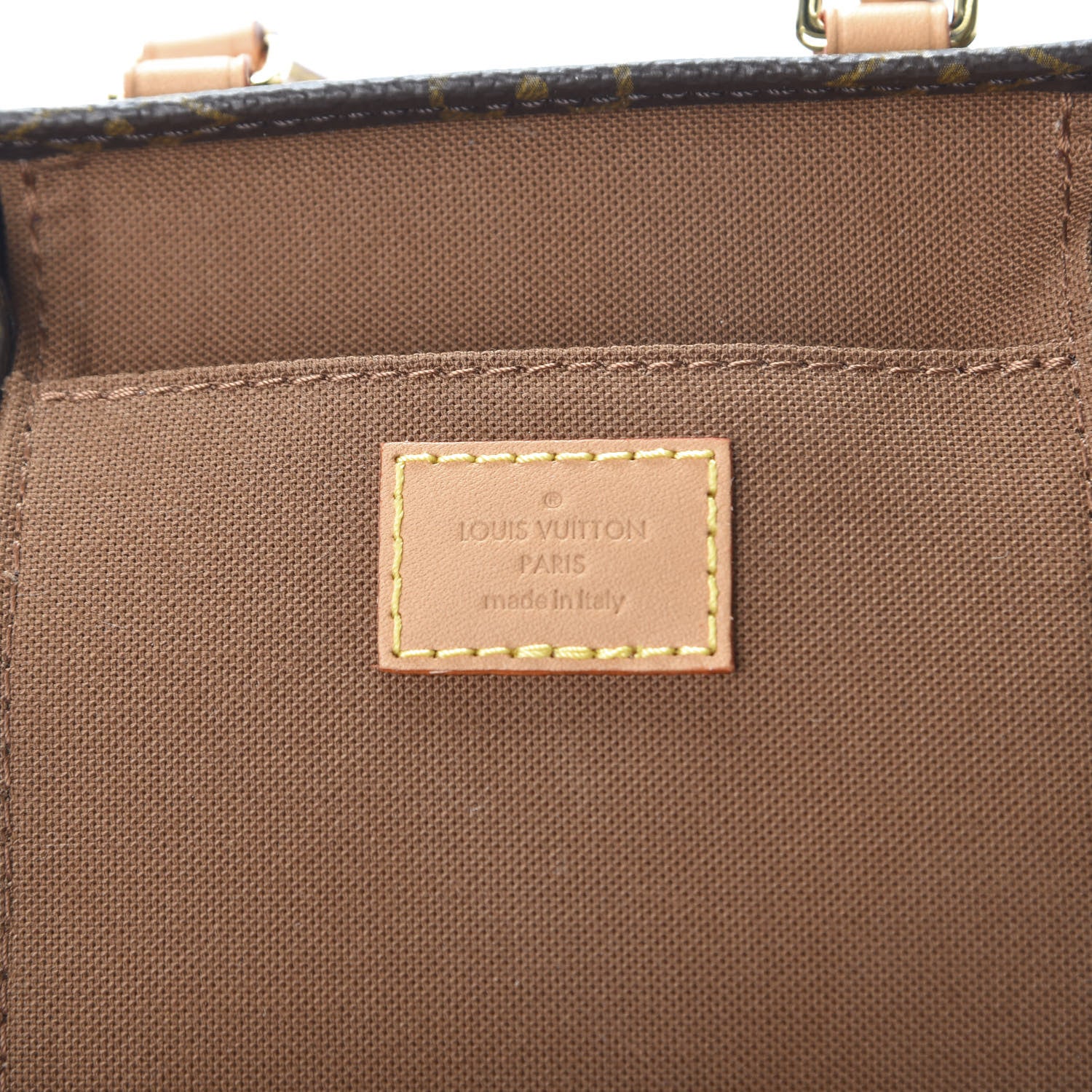 Louis Vuitton Monogram Petit Sac Plat 7 of 10