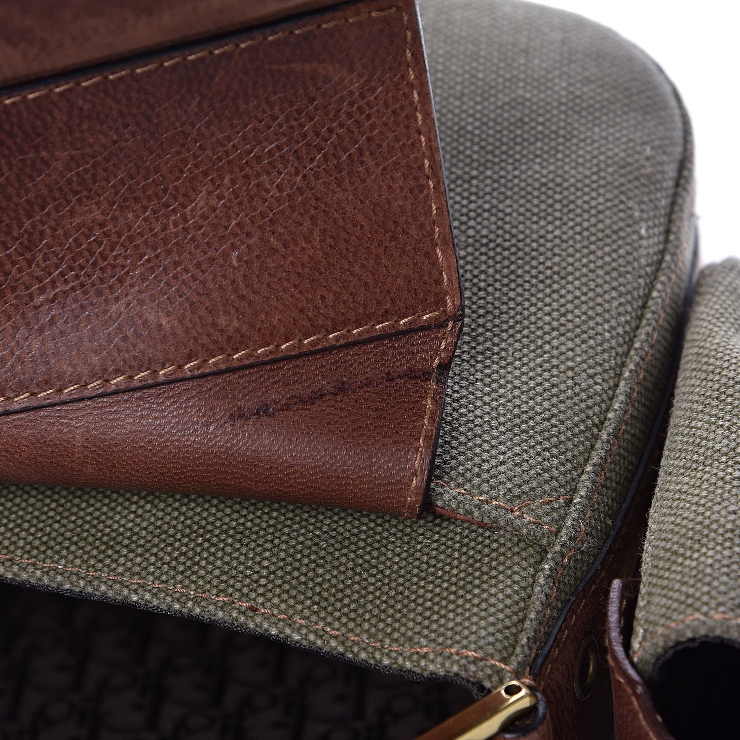 Christian Dior Canvas Calfskin Street Chic Columbus Ave Green 8 of 13