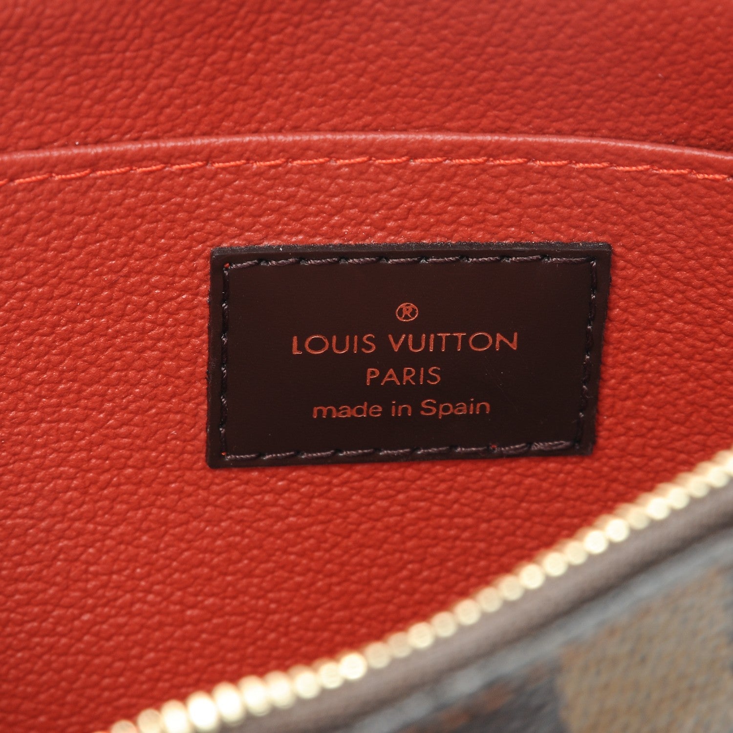 Louis Vuitton Damier Ebene Cosmetic Pouch 6 of 7