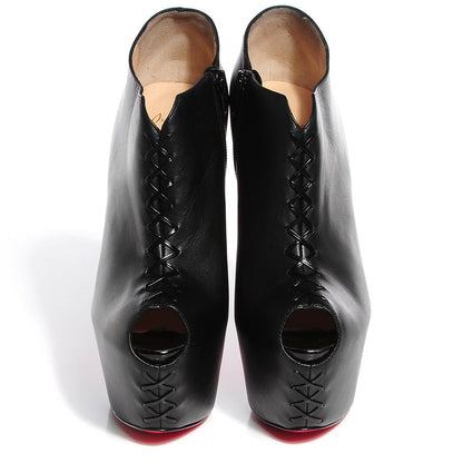 Christian Louboutin Kid Recouzetta 160 Booties 40 Black 2 of 5