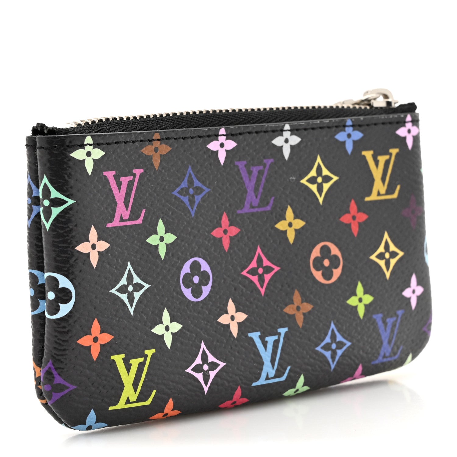 Louis Vuitton LV X TM Monogram Multicolor Key Pouch Black 3 of 7