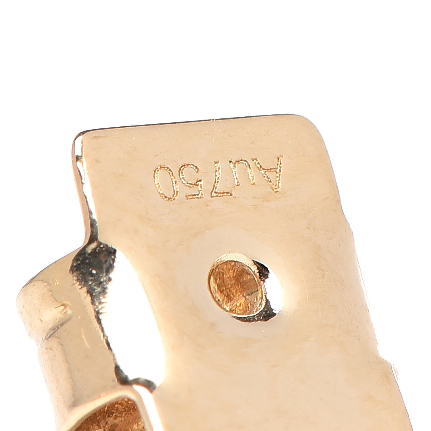 Gucci 18K Yellow Gold Running G Drop Earrings 4 of 5