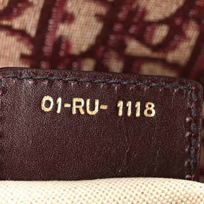 Christian Dior Oblique Saddle Bag Burgundy 7 of 10