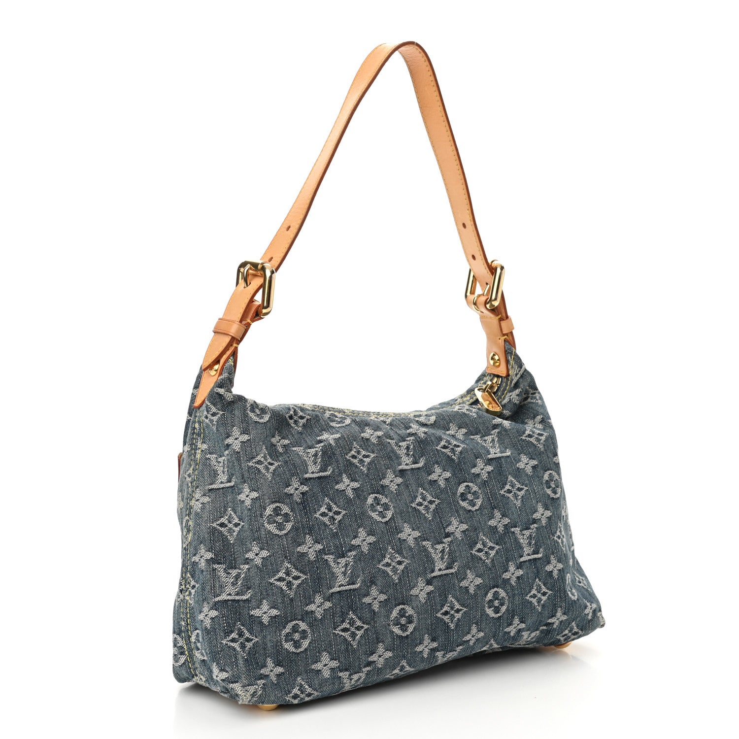 Louis Vuitton Monogram Denim Baggy PM Blue 3 of 12