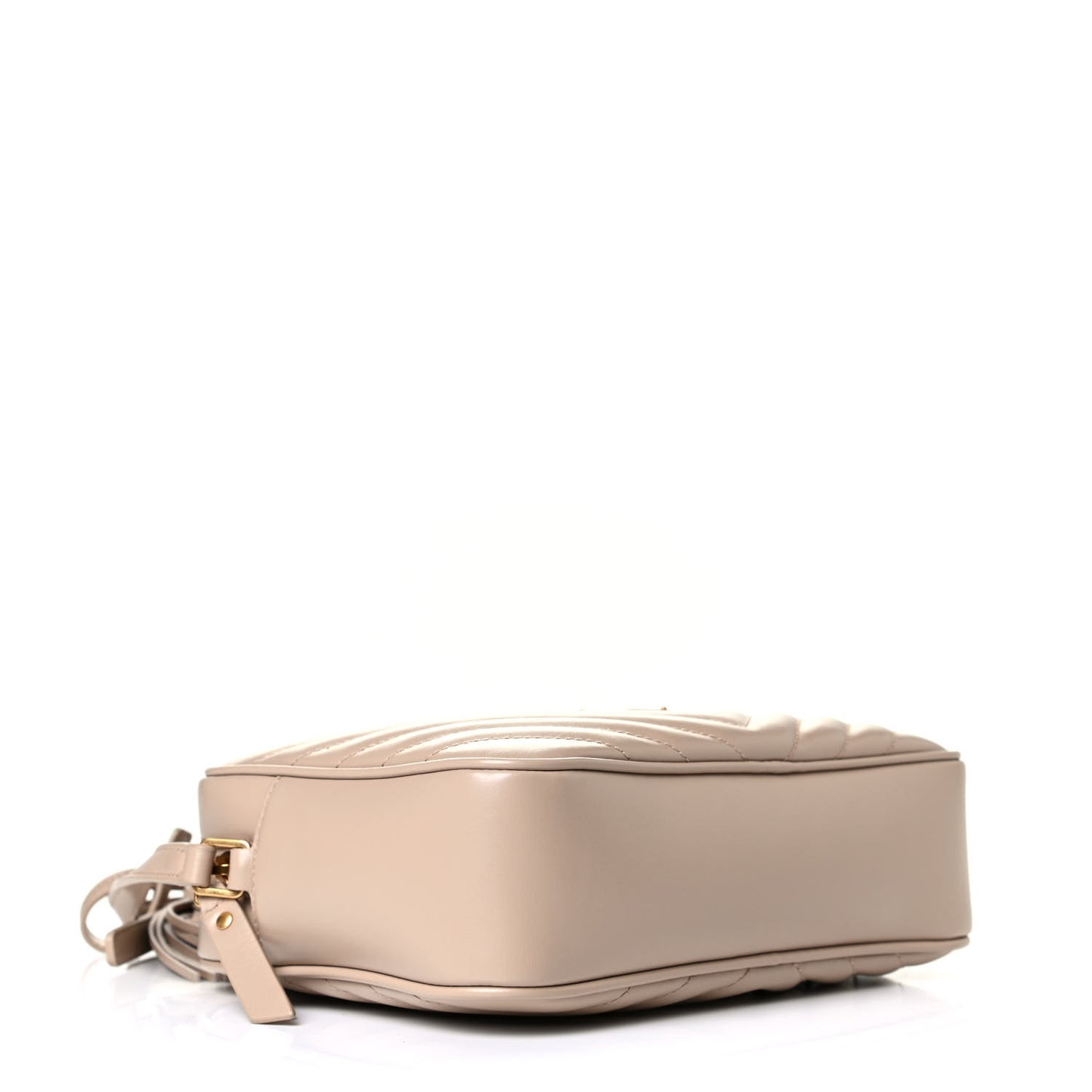 Calfskin Matelasse Monogram Lou Camera Bag Dark Beige