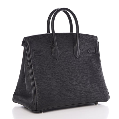 Hermes Togo Birkin 25 Black 3 of 10