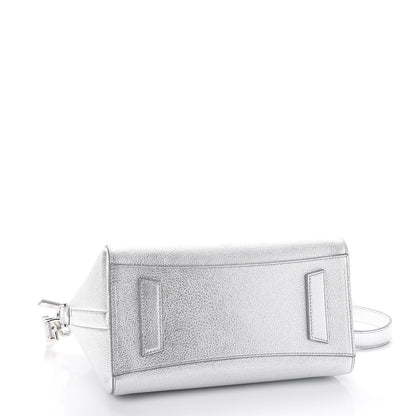 Givenchy Metallic Sugar Goatskin Small Antigona Silver 5 of 10