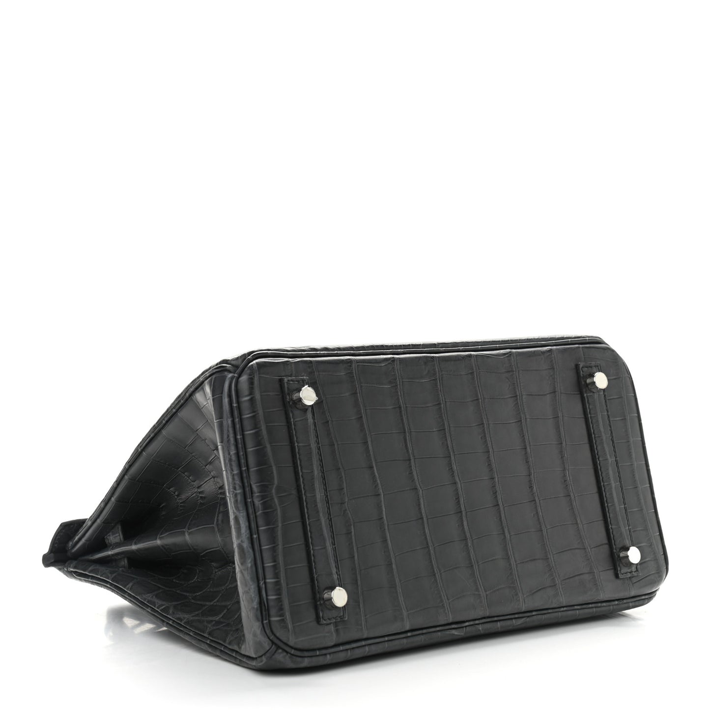 Matte Niloticus Crocodile Birkin 30 Plomb