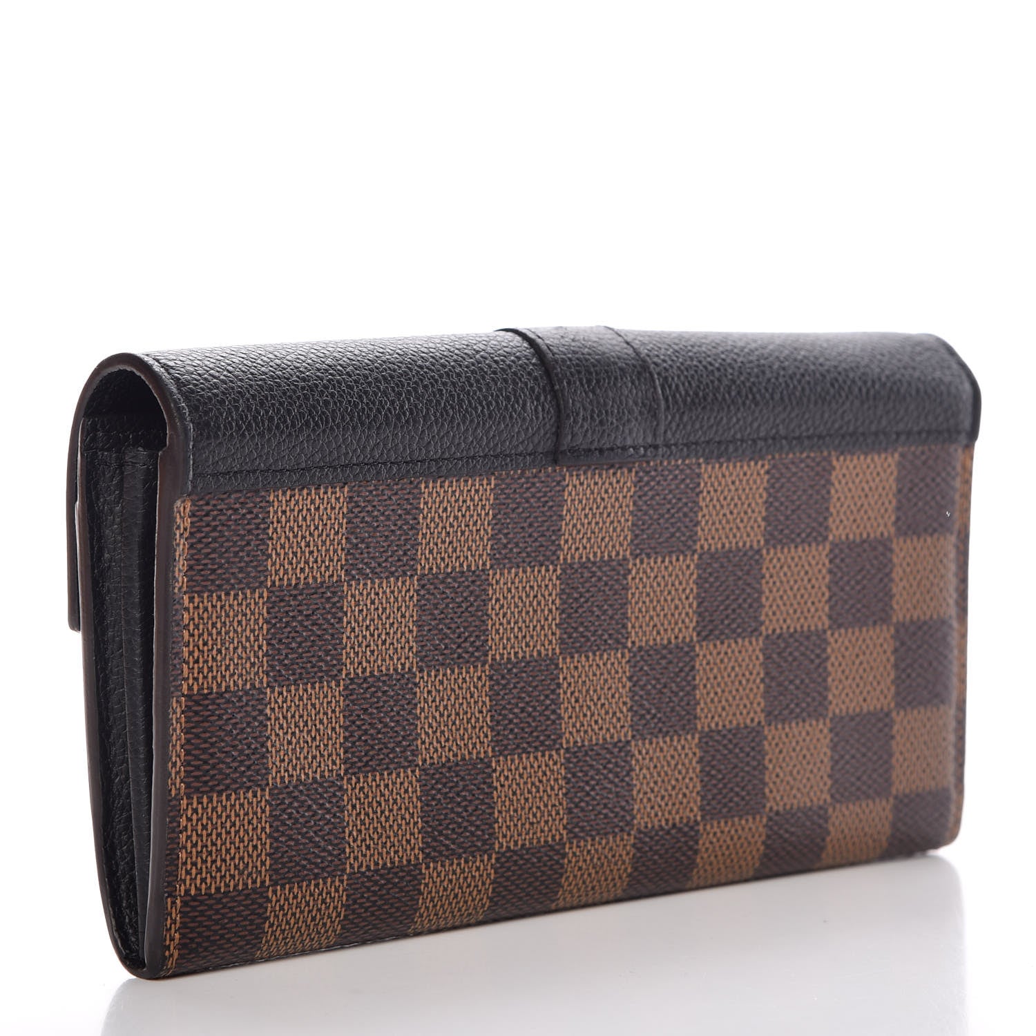 Louis Vuitton Damier Ebene Clapton Wallet Black 3 of 15
