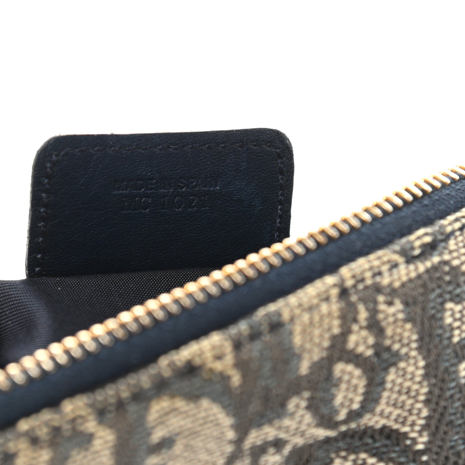 Christian Dior Monogram Mini Saddle Pochette Navy 7 of 7