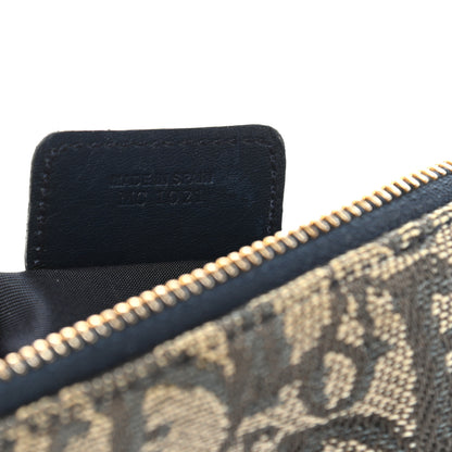 Christian Dior Monogram Mini Saddle Pochette Navy 7 of 7